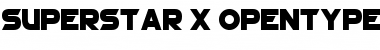 Superstar X Regular Font