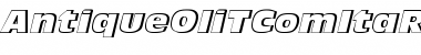 AntiqueOliTComItaRe1 Regular Font