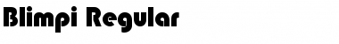 Blimpi Regular Font
