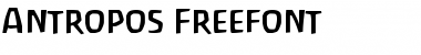 Antropos Freefont Font