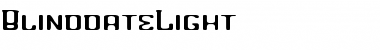 Blinddate Light Font