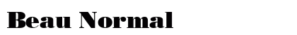 Beau Normal Preview