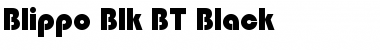 Blippo Blk BT Black Font