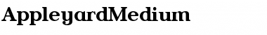 AppleyardMedium Roman Font