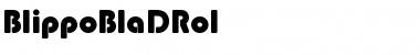BlippoBlaDRo1 Regular Font