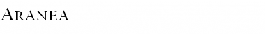 Aranea Regular Font Aranea Regular Font