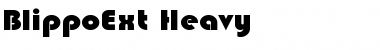 BlippoExt-Heavy Regular Font