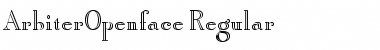 ArbiterOpenface Regular Font