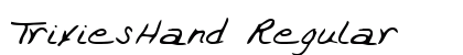 TrixiesHand Regular preview