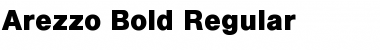 Arezzo-Bold Regular Font