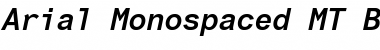 Arial Monospaced MT Font