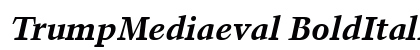TrumpMediaeval BoldItalic Preview