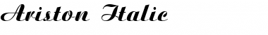 Ariston Italic Font