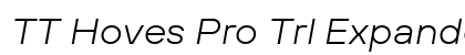 TT Hoves Pro Trl Expanded Light Italic Preview