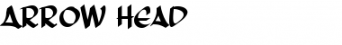 Arrow Head Regular Font