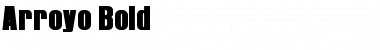 Arroyo Bold Font