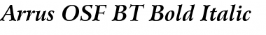 Download Arrus OSF BT Font