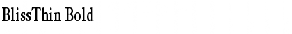 Download BlissThin Font