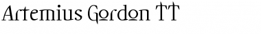 Download Artemius Gordon TT Font