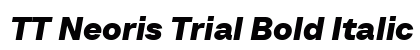 TT Neoris Trial Bold Italic Preview