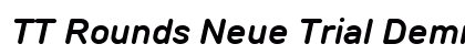 TT Rounds Neue Trial DemiBold Italic Preview