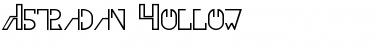 Astradan_Hollow Font