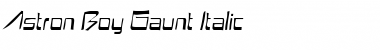 Download Astron Boy Gaunt Font