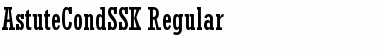 AstuteCondSSK Regular Font