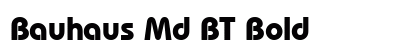 Bauhaus Md BT Bold preview
