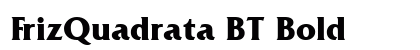 FrizQuadrata BT Bold preview