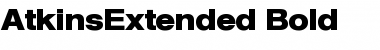 AtkinsExtended Bold Font