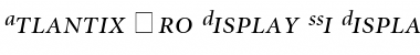 Atlantix Pro Display SSi Display Italic Font