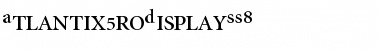 AtlantixProDisplaySSK Regular Font