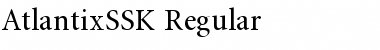 AtlantixSSK Regular Font