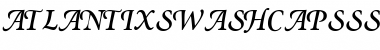 AtlantixSwashCapsSSK BoldItalic Font