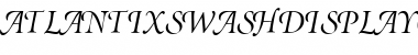 Download AtlantixSwashDisplayCapsSSK Font