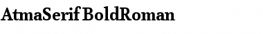 Download AtmaSerif-BoldRoman Font