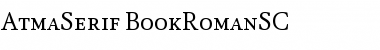 AtmaSerif-BookRomanSC Regular Font