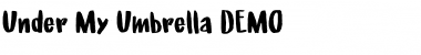 Download Under My Umbrella DEMO Font Download Under My Umbrella DEMO Font