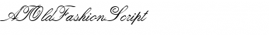 ATOldFashionScript Regular Font