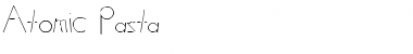 Atomic Pasta Regular Font