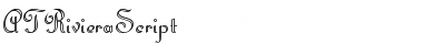 ATRivieraScript Regular Font