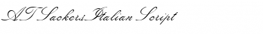 ATSackersItalianScript Regular Font