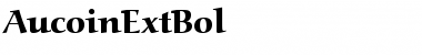 AucoinExtBol Font