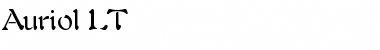 Auriol LT Regular Font