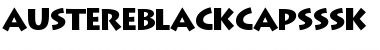 AustereBlackCapsSSK Bold Font