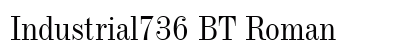 Industrial736 BT Roman preview