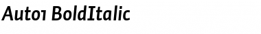 Auto 1 Bold Italic Font