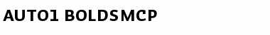 Auto 1 Bold SmCp Font