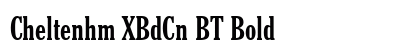 Cheltenhm XBdCn BT Bold preview